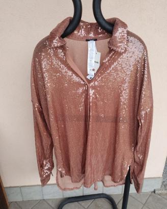 Camicia  con pailettes Tezenis Taglia M/L