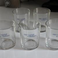 Set di 5 Bicchieri Acqua Minerale Calizzano da col
