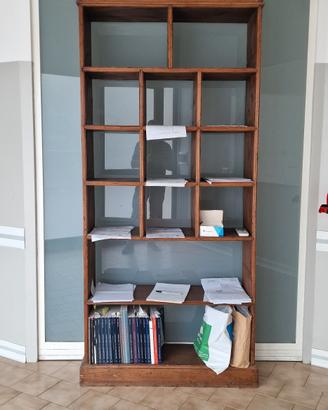 Libreria casellario in legno