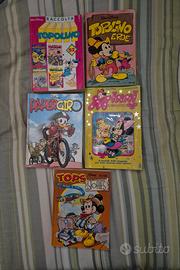 Lotto 5 Fumetti Disney Vintage anno 80/90