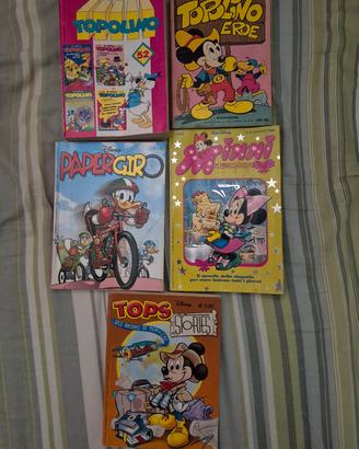 Lotto 5 Fumetti Disney Vintage anno 80/90