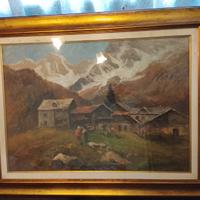 Quadro dipinto a mano di Vincenzo d'Angelo 1906