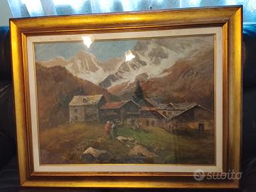 Quadro dipinto a mano di Vincenzo d'Angelo 1906