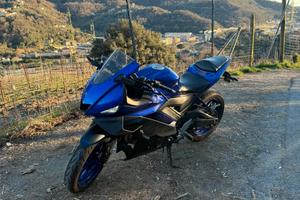 YZF-R3+Akrapovic+Alettoni anteriori-zero lavori