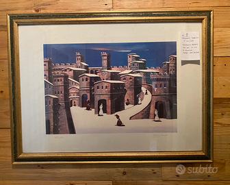 Serigrafia pittore Tedeschi