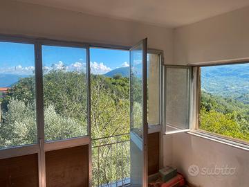 Ampio appartamento in villa con giardino e vista