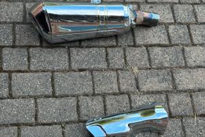 Terminale di scarico BMW R 1200 K52 + Paracalore