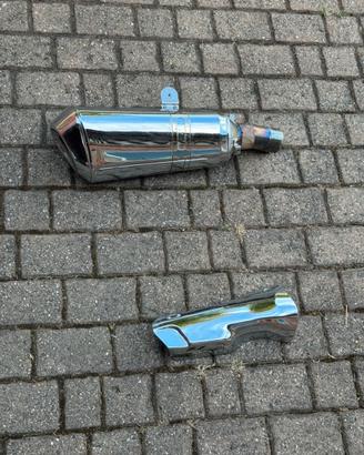 Terminale di scarico BMW R 1200 K52 + Paracalore