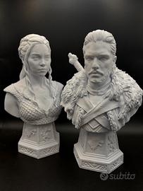 Set game of thrones denerys john snow draghi
