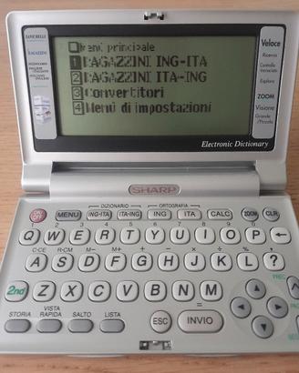 Sharp - Zanichelli - Dizionario/Traduttore elettr