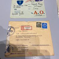 Storia postale militare buste