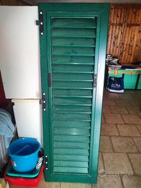 Doppia persiana in alluminio