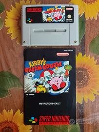 Kirby Dream Course Snes PAL Cartuccia e Manuale