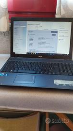 NOTEBOOK ACER I3 8GB Di ram Disco fisso da 500GB