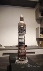 Fine quality crystal Big Ben model with Gold