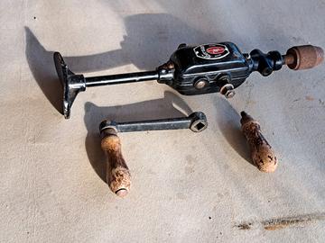 Trapano a mano, vintage