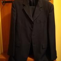 Abito uomo sartoriale grigio vestito completo 