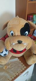 Peluche MAXI Cane Bulldog Milan Grande con Pallone