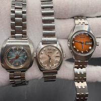 Lotto 3 orologi automatici Citizen Seiko e Breil