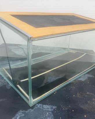 Terrario con tappetino riscaldante