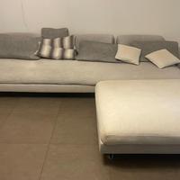 Divano design Fly 315 cm con chaise longue e puff