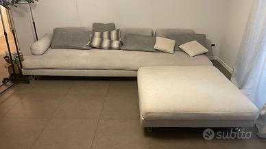 Divano design Fly 315 cm con chaise longue e puff
