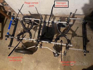 Carrellino per cani paraplegici o tetraplegici