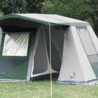 tenda a casetta 5 posti con veranda.