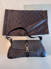 Gucci Jackie vintage in denim nero