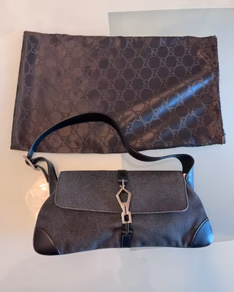 Gucci Jackie vintage in denim nero