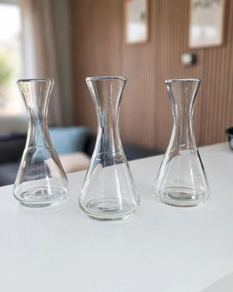 Set 3 Caraffe Tulipano da Osteria anni '50