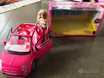 Barbie Fiat 500 decappottabile rosa