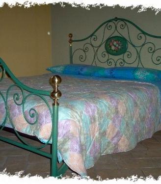 Letto in ferro battuto