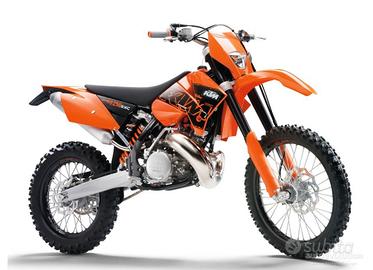 TELAIO TARGATO KTM EXC 250 2t 2003 2004 SX 250 200