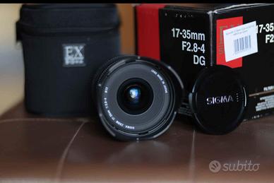 Obiettivo Sigma EX 17-35 F2.8-4 DG HSM Canon