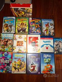 Lotto dvd cartoni animati
