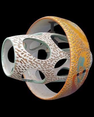 lampadario ceramica anni 50