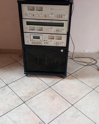 sterio con giradischi 