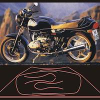 Adesivi compatibili con BMW R 65 1985 - moto nera