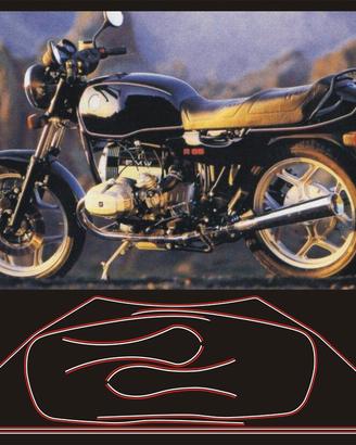 Adesivi compatibili con BMW R 65 1985 - moto nera
