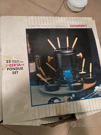 Set fonduta Berta 23 pz - vintage con accessori