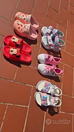 Scarpe bimba estive taglie 24-27