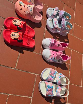 Scarpe bimba estive taglie 24-27