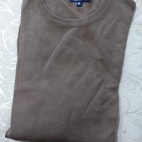 pullover uomo marrone baci e abbracci 