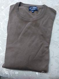 pullover uomo marrone baci e abbracci 