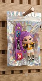 Portachiavi K-POP Style - Figurina 3D con Cinturi
