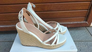 Zeppe bianco lucido come nuove