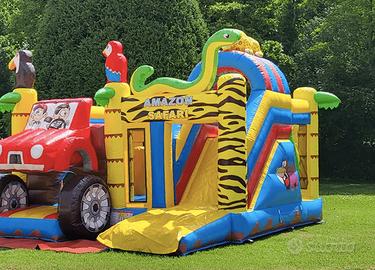 PERCORSO GIUNGLA GONFIABILE