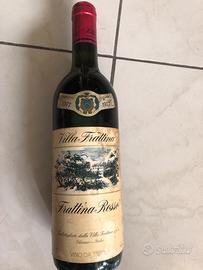 Vino villa Frattina rosso 1977