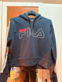Felpa FILA blu con cappuccio – Taglia S – Nuova